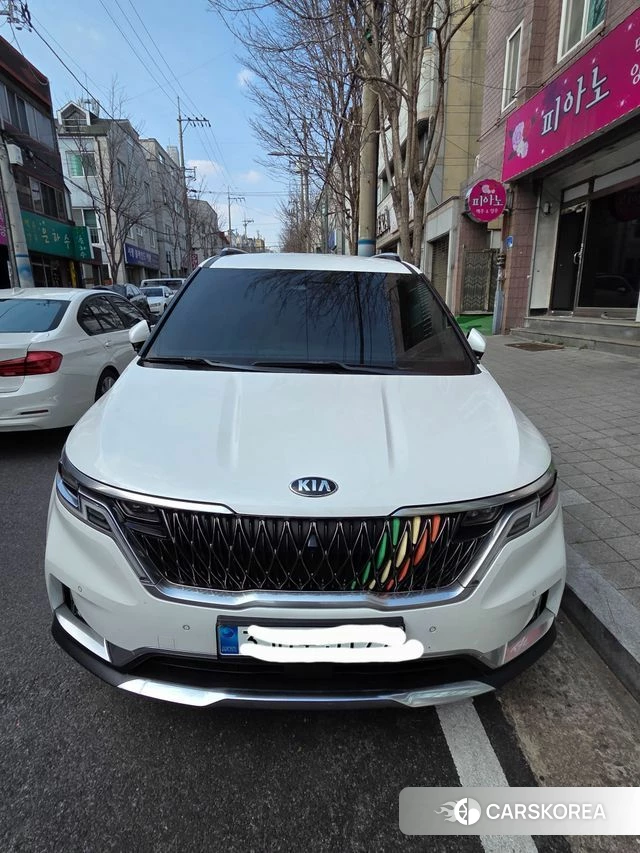 Kia Carnival 4th generation 2020 Белый из Кореи