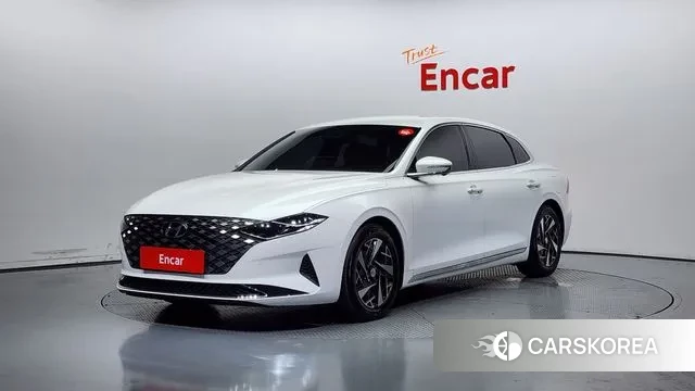 Hyundai The New Grandeur IG Hybrid 2021 Белый из Кореи
