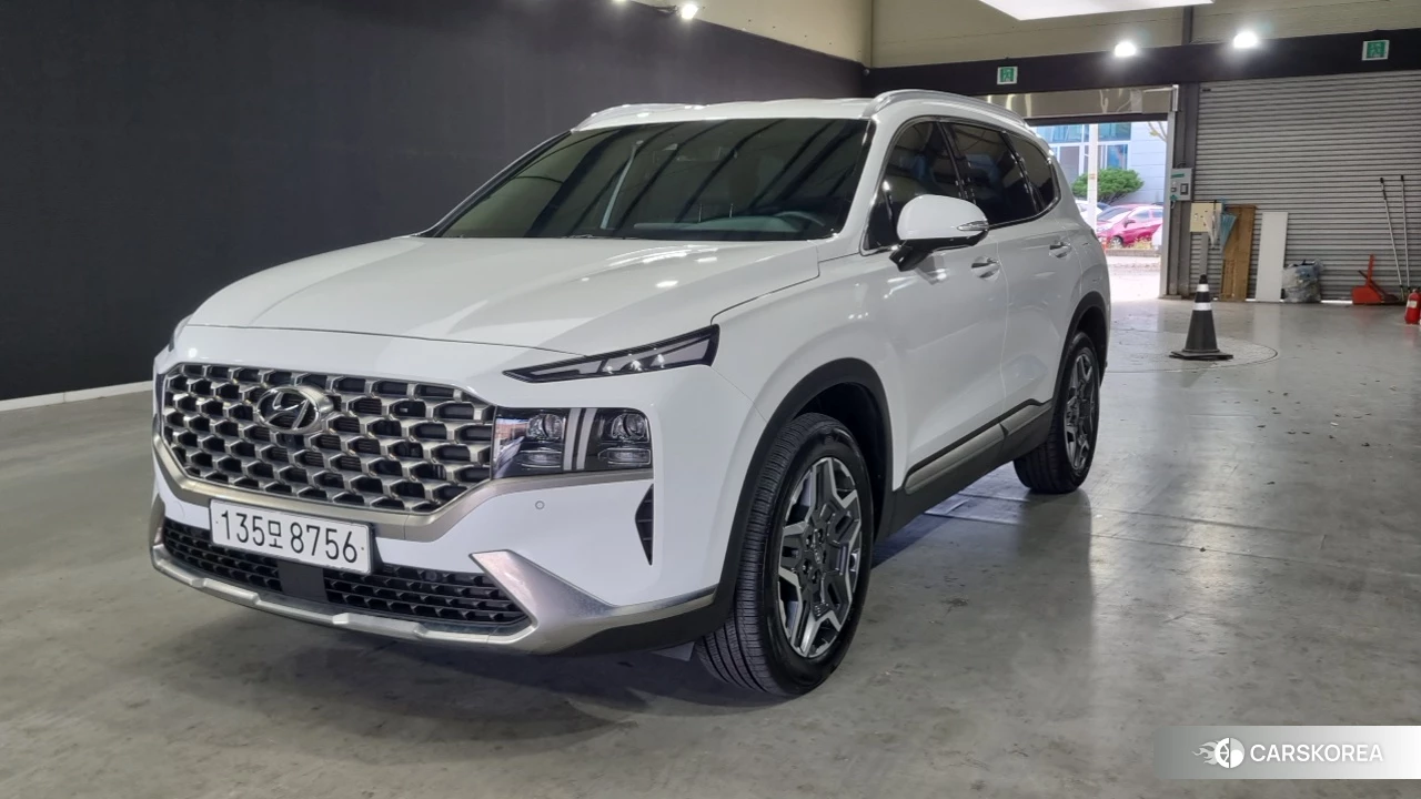 Hyundai The New Santa Fe 2023 Белый из Кореи