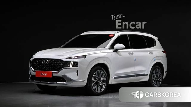 Hyundai The New Santa Fe 2021 Белый из Кореи