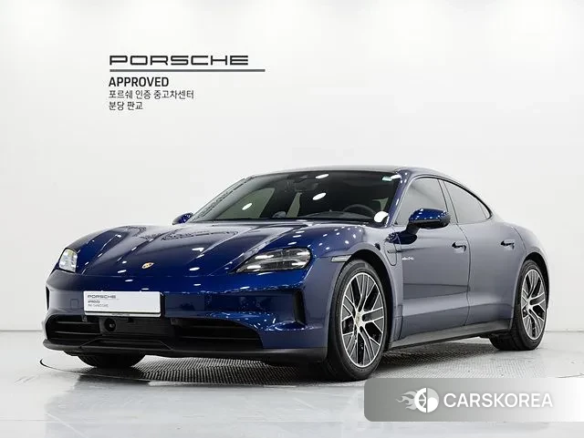 Porsche Taycan 2024 Синий из Кореи