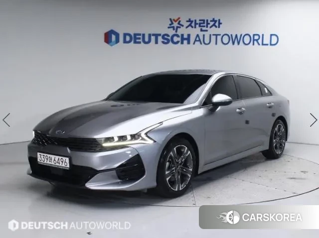 Kia K5 3rd generation 2020 Серебристо-серый из Кореи