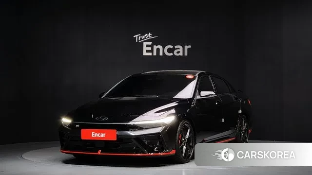 Hyundai The New Avante (CN7) 2025 Черный из Кореи