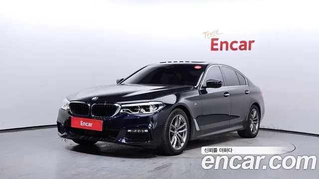 BMW 5 Series (G30) 2018 Черный из Кореи