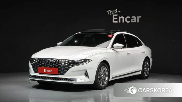 Hyundai The New Grandeur IG Hybrid 2021 Белый из Кореи