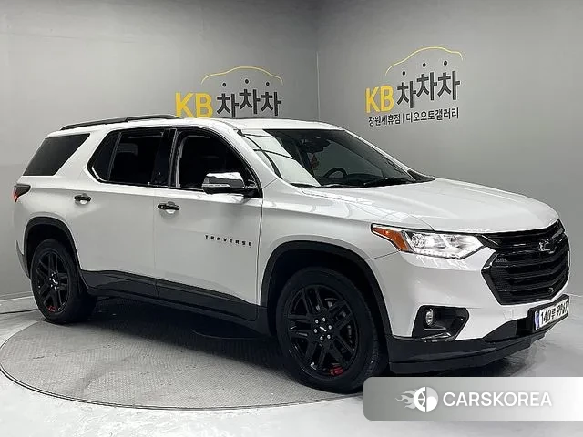 Chevrolet (GM Daewoo) Traverse 2021 Белый из Кореи