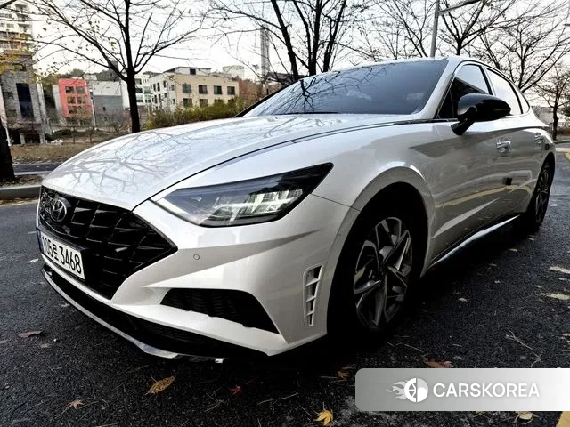 Hyundai Sonata (DN8) 2021 Белый из Кореи
