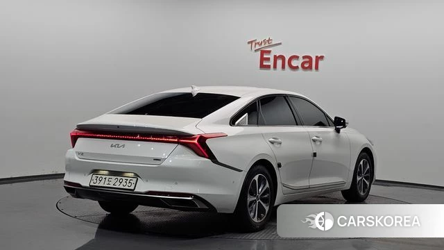 Kia K8 Hybrid 2023 Белый из Кореи
