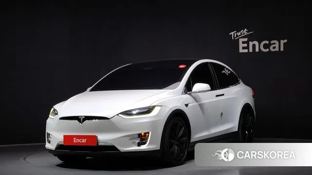 Tesla Model X 2020 Белый из Кореи