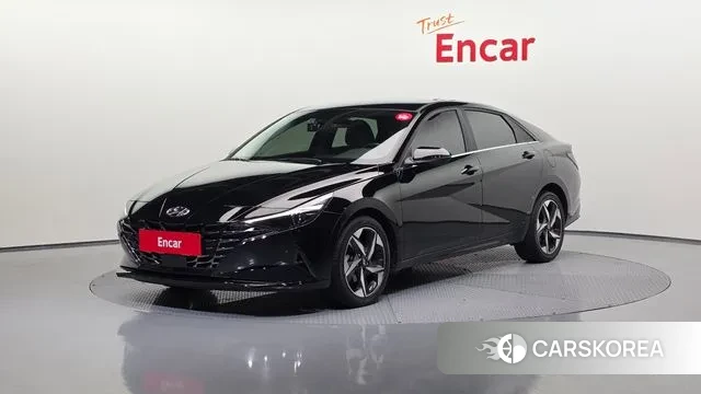 Hyundai Avante (CN7) 2023 Черный из Кореи