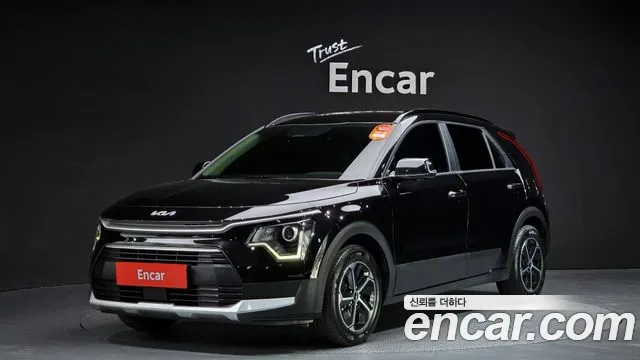 Kia Di Ol Nu Niro 2022 Черный из Кореи