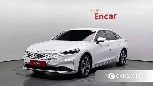 Kia K8 Hybrid 2023 Белый из Кореи