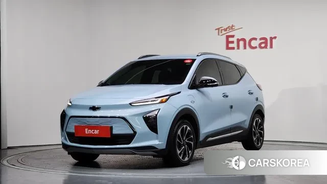 Chevrolet (GM Daewoo) Bolt EUV 2022 Небесно-голубой из Кореи