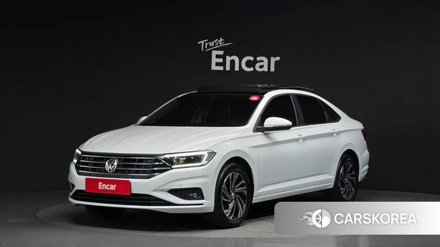 Volkswagen 7th Generation of Jetta 2021 Белый из Кореи