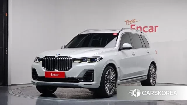 BMW X7 (G07) 2021 Белый из Кореи