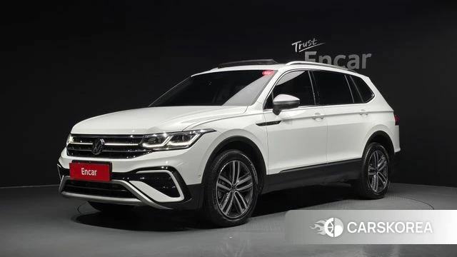 Volkswagen Tiguan Allspace 2024 Белый из Кореи
