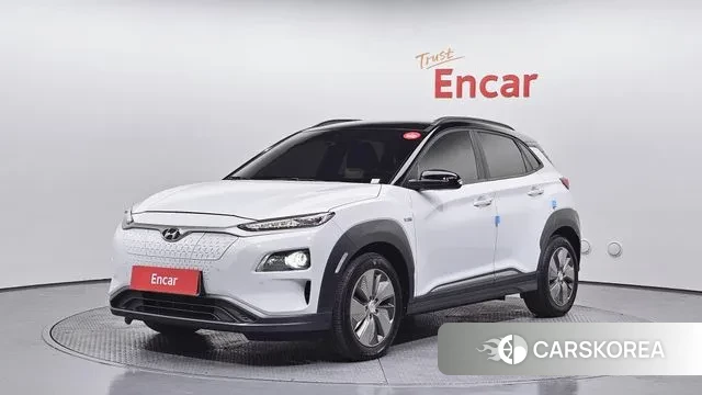 Hyundai Kona Electric 2018 Белый из Кореи