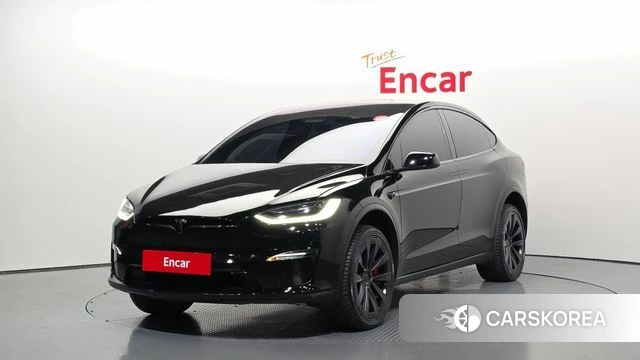 Tesla Model X 2023 Черный из Кореи