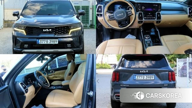 Kia Sorento 4th Generation 2022 Серый из Кореи