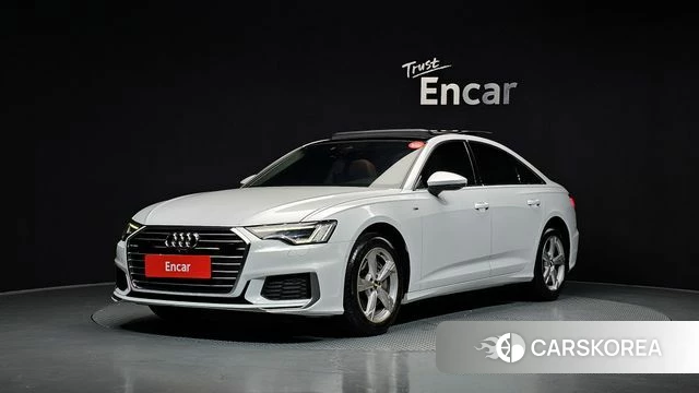 Audi A6 (C8) 2020 Белый из Кореи