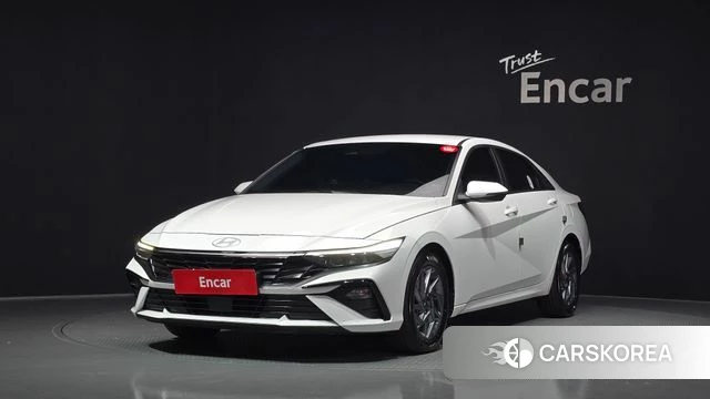 Hyundai The New Avante Hybrid (CN7) 2023 Белый из Кореи