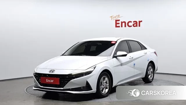 Hyundai Avante (CN7) 2021 Белый из Кореи
