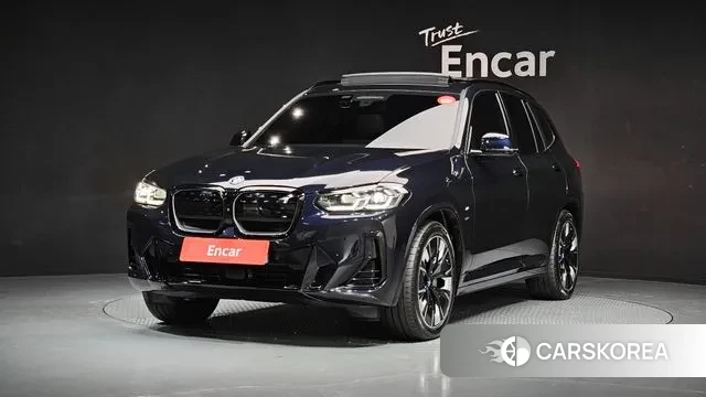 BMW iX3 2022 Синий из Кореи