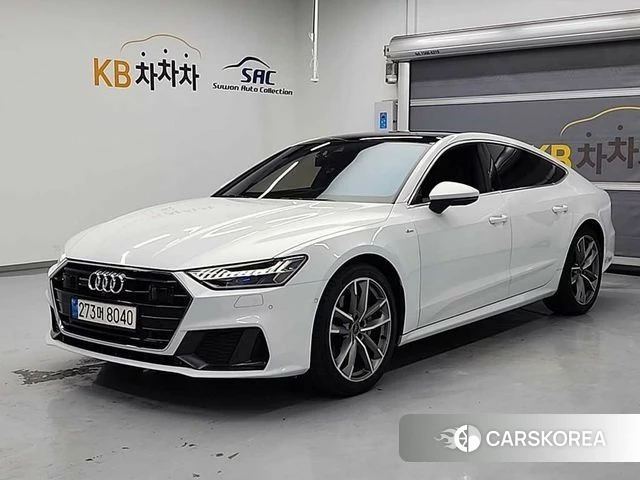 Audi A7 (4K) 2021 Белый из Кореи