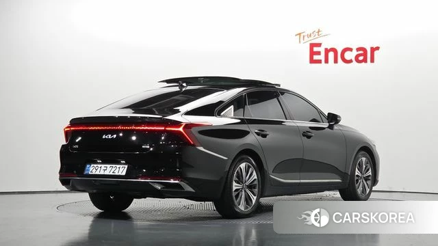Kia K8 Hybrid 2021 Черный из Кореи