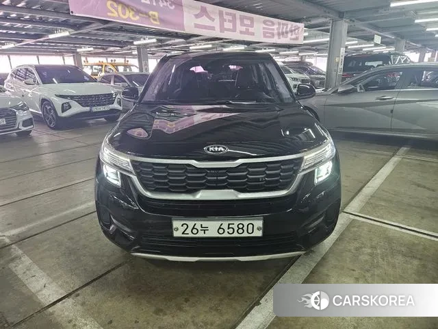 Kia Seltos 2019 Черный из Кореи