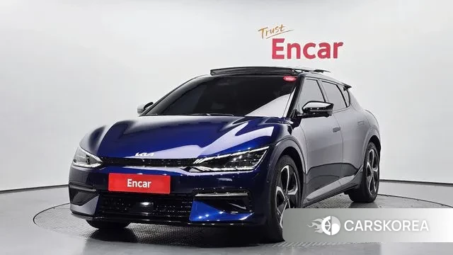 Kia EV6 2021 Синий из Кореи