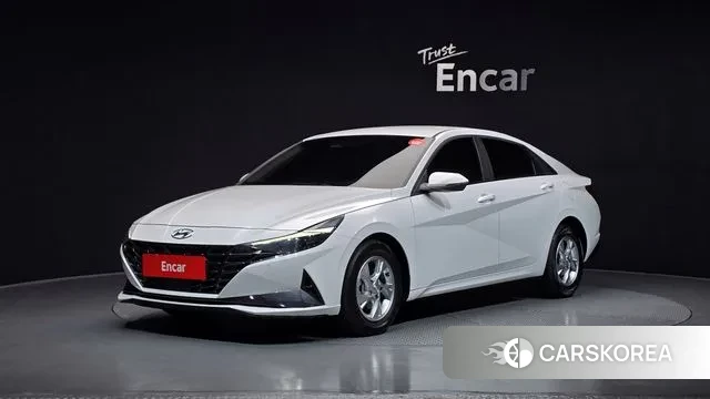 Hyundai Avante (CN7) 2021 Белый из Кореи
