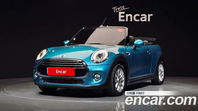 Mini Cooper Convertible 2018 Синий нефрит из Кореи