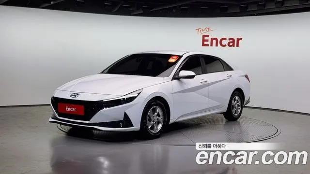 Hyundai Avante (CN7) 2021 Белый из Кореи