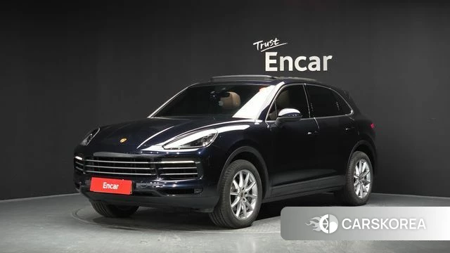 Porsche Cayenne (PO536) 2019 Синий из Кореи