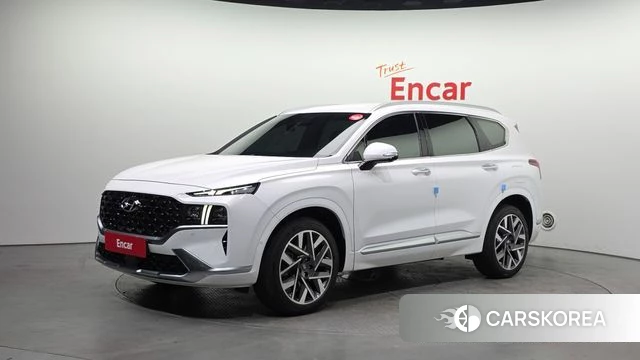 Hyundai The New Santa Fe 2021 Белый из Кореи