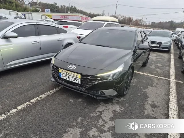 Hyundai Avante (CN7) 2023 Черный из Кореи