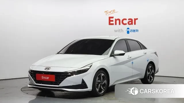 Hyundai Avante (CN7) 2020 Белый из Кореи