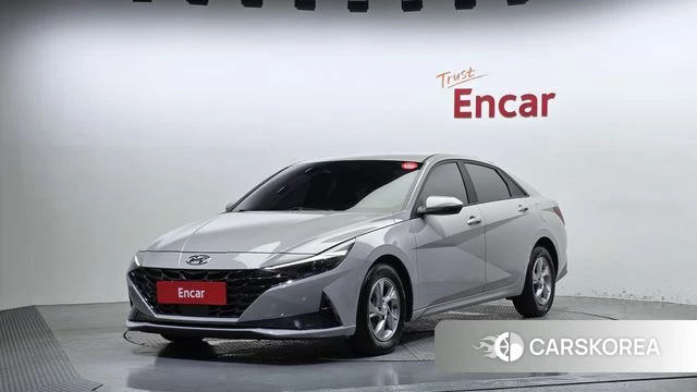 Hyundai Avante (CN7) 2020 Серебристо-серый из Кореи