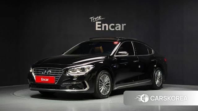 Hyundai Grandeur IG Hybrid 2019 Черный из Кореи