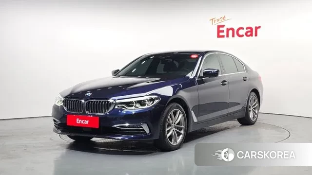 BMW 5 Series (G30) 2019 Синий из Кореи