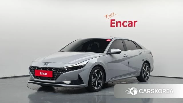 Hyundai Avante (CN7) 2020 Серебристо-серый из Кореи