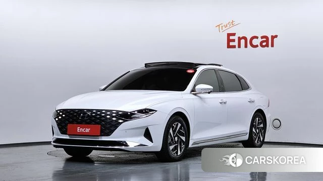 Hyundai The New Grandeur IG Hybrid 2021 Белый из Кореи