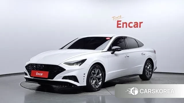 Hyundai Sonata (DN8) 2021 Белый из Кореи