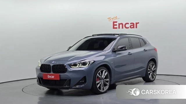 BMW X2 (F39) 2021 Небесно-голубой из Кореи