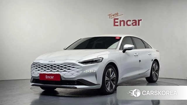 Kia K8 Hybrid 2023 Белый из Кореи