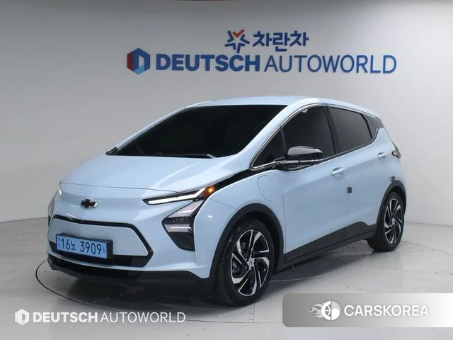 Chevrolet (GM Daewoo) New Bolt EV 2022 Небесно-голубой из Кореи