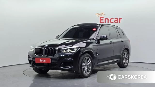 BMW X3 (G01) 2021 Черный из Кореи