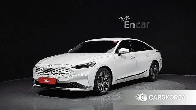 Kia K8 Hybrid 2023 Белый из Кореи