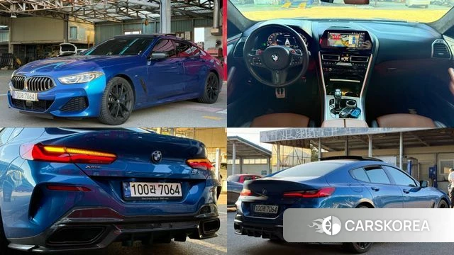 BMW 8 Series (G15) 2020 Синий из Кореи